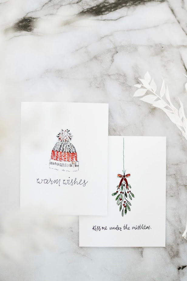 Warm Wishes Winter Toque Card