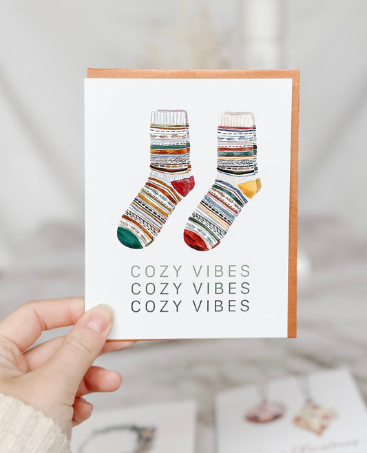 Cozy Vibes Christmas Card