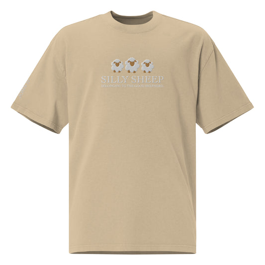 Silly Sheep | Good Shepherd | Oversized faded t-shirt