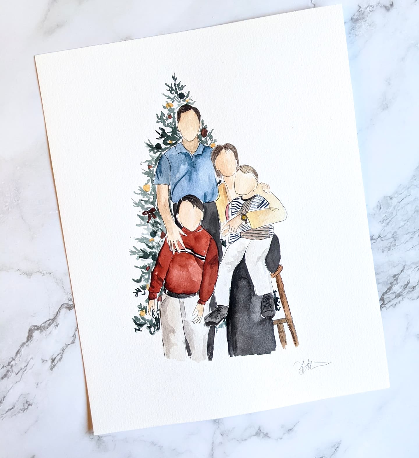 Custom Watercolour Portrait