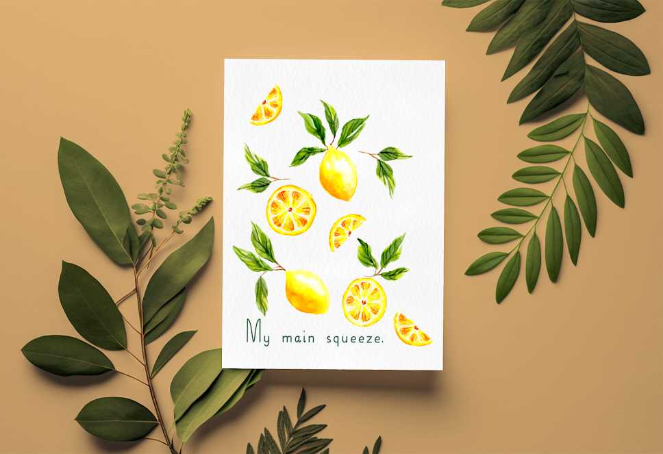 My Main Squeeze Greeting Card
