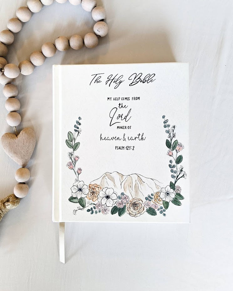 Custom Hand Painted Bible